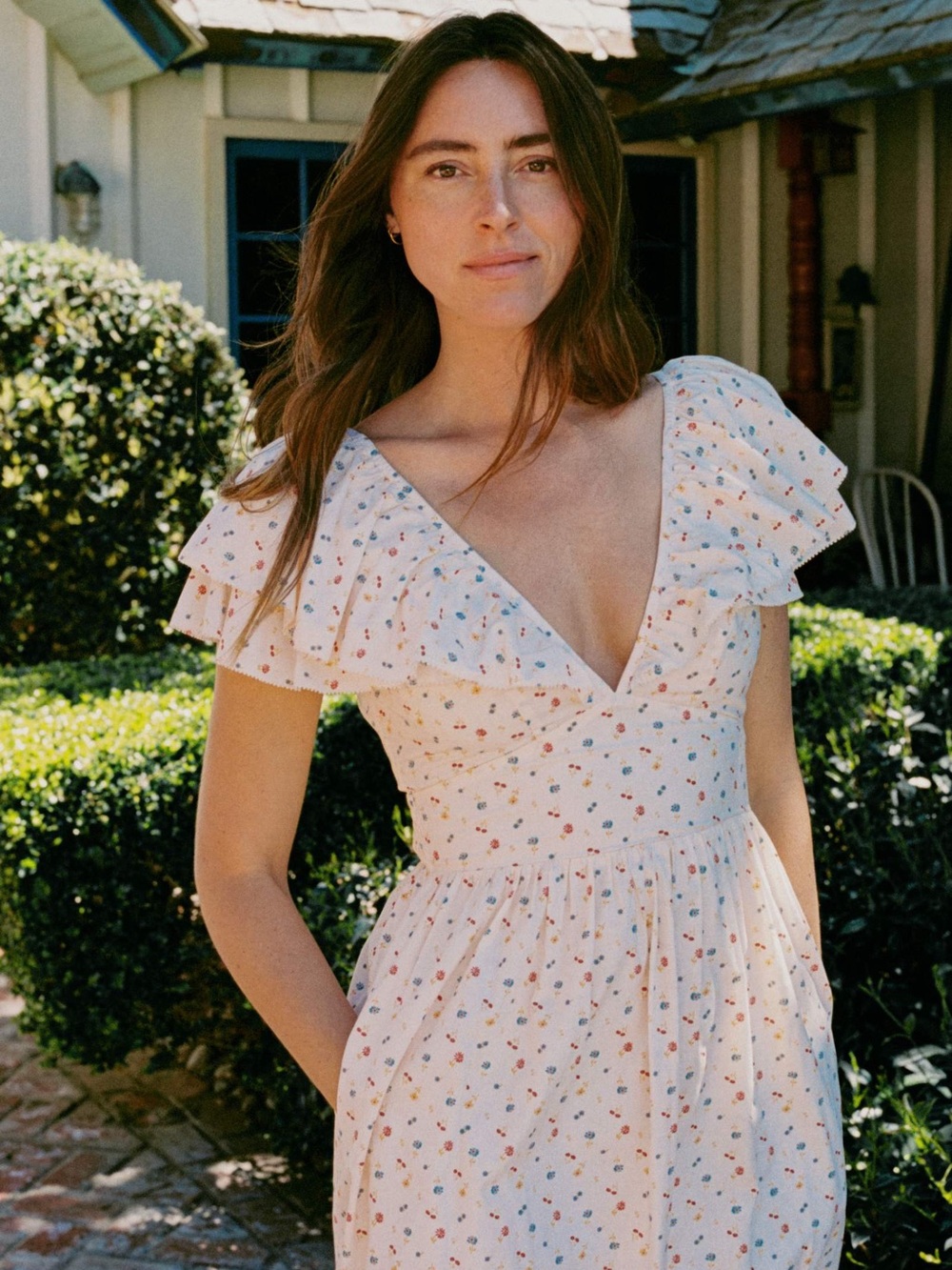 Christy Dawn Pansy Dress Carnelian Aster Garden - Picture 4 of 9